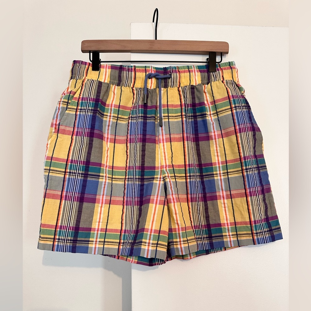 New Native Youth Plaid Multicolor Shorts